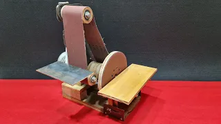 How To Make a Belt Grinder and Disc Sander 2 in 1 Simple