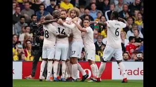 Watford 1-2 Manchester United GOALS lukaku smalling gray