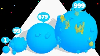 Roll Crowd 3D - Level Up Balls, Number Master Max Level Gameplay