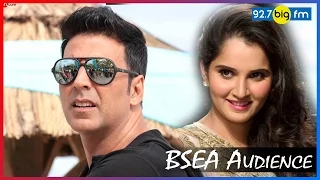 BSEA Audience Sania Mirza and Akshay Kumar