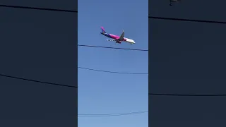 Wizz Air Flyover in Budapest 20/08/2023