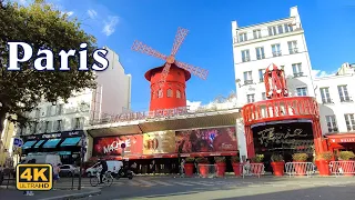 Paris Walking Tour | Place de Clichy to Place Pigalle [4K UHD]