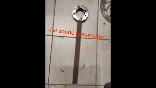 fabrication d'une clé pour démonter variateur Tmax 500