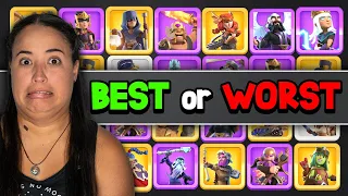 Girlfriend Rates BEST & WORST Skins for all 4 Heroes (Clash of Clans)