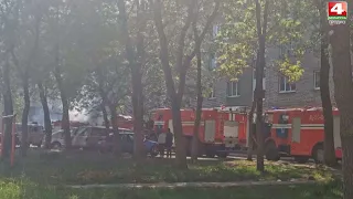 Пожар в жилом доме на улице Советской в Сморгони. 29.05.2020