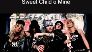 Guns N Roses Sweet Child o Mine Backing Track