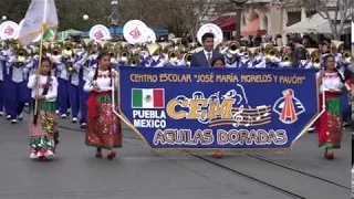 Águilas Doradas Marching Band - Puebla, México - Disneyland 2015