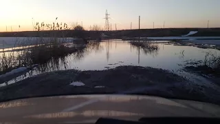 Разлив в Грибановке 2018. Воронежская область