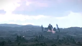 Ukraine Long Range Anti-Air Missile Destroyed 2 Russian TU-95 Bomber Plane - ARMA 3