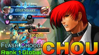 Legendary Chou The Iori Yagami - Top 1 Global Chou by Fʟᴀsʜ Cʜᴏᴏu - Mobile Legends