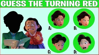 Guess The Turning Red Ming Lee Face Quiz #83 | Disney Turning Red Animation Odd One Out | Iq Emoji