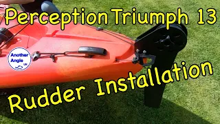 Perception Triumph 13 Kayak Rudder kit Installation.