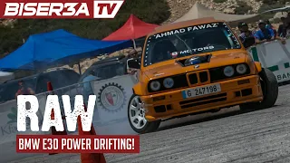 RAW // Orange BMW E30 Drifts With Skilled Driver