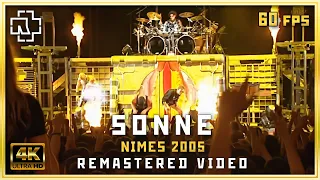 Rammstein - Sonne 4K with subtitles (Live at Nimes 2005) Völkerball Remastered video 60fps