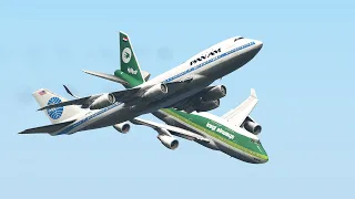 Two Boeing 747 Mid Air Collision | Xplane 11