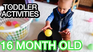 WHAT ACTIVITIES MY 16 MONTH OLD BABY DOES IN A DAY!