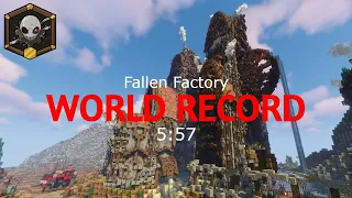 World Record Fallen Factory Solo 5:57 (Wynncraft) Speedrun WR