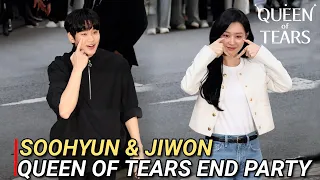 Kim Soo Hyun and Kim Ji Won At Queen of Tears Episode 15-16 END Party Soohyun Screamed "HONG HAEIN"!