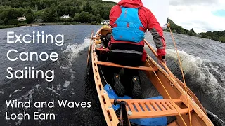 Exciting Canoe Sailing - Riding the Waves and Gusts