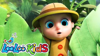 🌴 1-Hour Jungle Adventure: Down in the Jungle and More LooLoo Kids Fun! 🎶 LLK