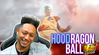 @KINGVADERofficial Hood Dragon Ball Super Goku vs Zamasu REACTION