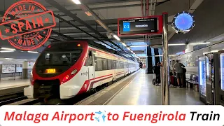 Malaga Airport to Fuengirola train & Great places to eat and see 👀(2024) 🇪🇸   4K