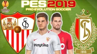 Sevilla vs Standard Liege Prediction | UEFA Europa League 20 Sept 2018 | PES 2019 Gameplay