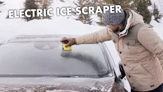 Electric ice scraper attempts to make winter chore less painful