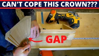Why Some Crown Molding Profiles Can't Be Coped - Sometimes you just have to miter...
