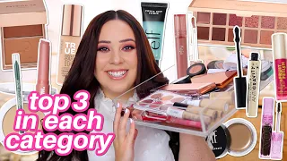 TOP 3 FAVORITES IN EVERY MAKEUP CATEGORY!
