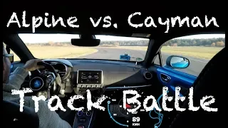 Alpine A110 vs. Porsche Cayman // Track Battle Hot Lap Contidrom