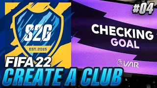 WE NEED VAR!! WHAT HAS THE REF DONE?!😡 - FIFA 22 CREATE A CLUB Career Mode EP4