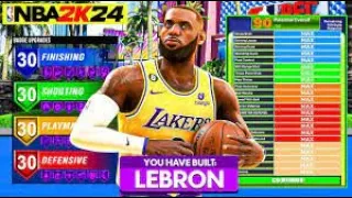 *NEW* LEBRON JAMES "ALL AROUND" BUILD is OVERPOWERED! NBA 2K24 ARCADE EDITION (OP)