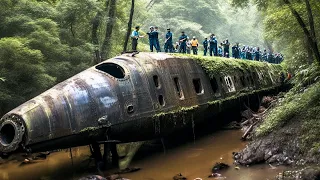 Este Avião Tem Ficado na Floresta Por Muitos Anos, e Foi Isso Que Pessoas Acharam Nele