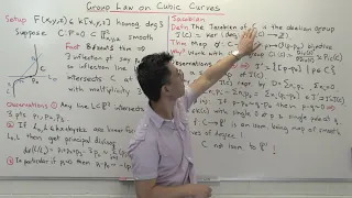 The group law on the cubic curve and the Jacobian variety