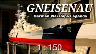 Incredible Ship Model Gneisenau 1 : 150  - German battleship Legends