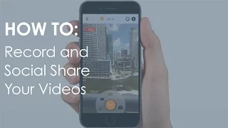 How to: Record and Social Share your Videos  / ALLie 360 VR video camera