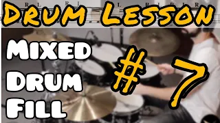 Mixed Drum Fill #7 | Drum Lesson - Ariel Kasif