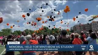 Memorial held for Lamon Wiggins, shot and killed hours after Withrow graduation