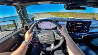 What It's Like To Drive A Hummer EV (POV) + Crab-walk Mode!