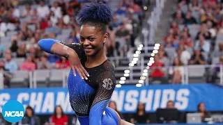 Trinity Thomas - Perfect 10 on floor to win all-around 2022 NCAA gymnastics title