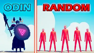 ODIN vs RANDOM TEAM - Totally Accurate Battle Simulator | TABS