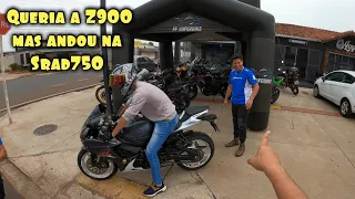 Foi comprar uma z900 mas apaixonou na srad750