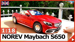 1/18 Mercedes-Maybach S650 S-Class Cabriolet by Norev | Model car review