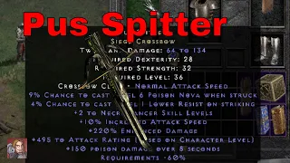 D2R Unique Items - Pus Spitter (Siege Crossbow)