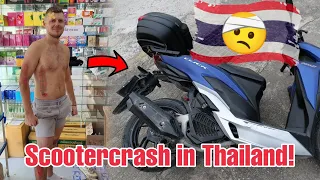 Schmerzhafter Unfall auf einsamer Straße in Thailand 🤕 #STORYTELLZ