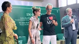 Andrea Bocelli And His Wife Speak At ABF 2023