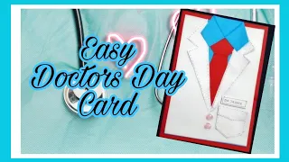 Doctor's Day Card | Doctors day gift ideas | How to make easy card for Doctors. #nationaldoctorsday
