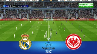 Real Madrid vs Eintracht Frankfurt 2022 | UEFA Super Cup 2022 | PES