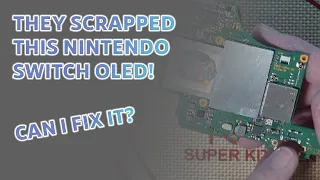 Can I FIX This SCRAP Nintendo Switch OLED?